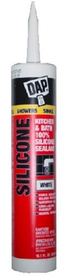 100% silicone caulk