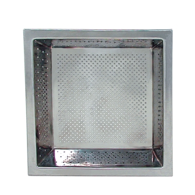 10" Square Floor Drain Strainer Basket