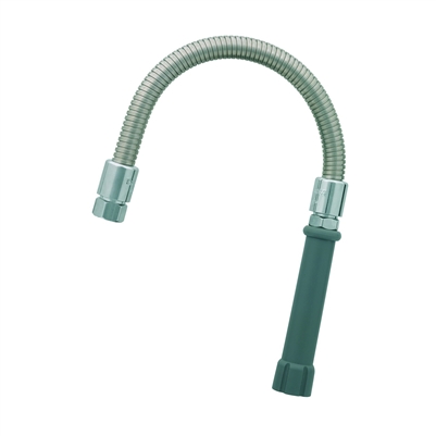 T&S B-0020-H Flexible S.S. 20" Hose w/ Gray Handle