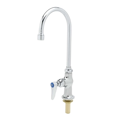 T&S B-0305 Single Pantry Deck Mount Faucet, w/ Gooseneck (120X) Spout