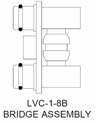 Leonard LVC-1-8B or LVC-18B Bridge Assembly-LVC Showermaster