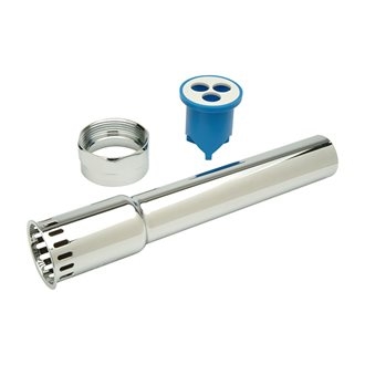 Zurn P6001-3-A-AA-CP 1-1/4" X 24" Vacuum Breaker Flush Tube with Nut