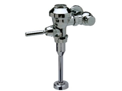 Zurn Z6003-WS1-YB-YC Aquaflush exposed quiet diaphragm type flush valve has a top spud connection for urinals 1.0 GPF