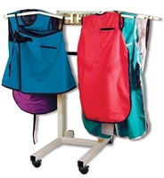 Mobile Apron Rack