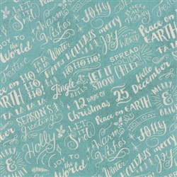 30435-12 Juniper Berry Teal Holiday Sentiments