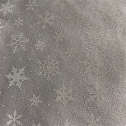 39105-100 White-on-White Snowflakes