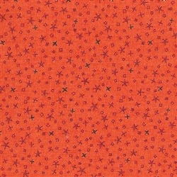 4262-O2 Pumpkin Spice Stars on Orange