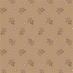 6099-K Mocha Tossed Toile Sprig