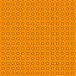 8849-O Harvest Moon Cheddar Orange Rings of Dots