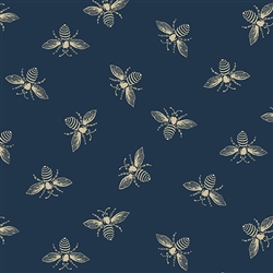 #9084-B Navy French Bees