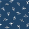 #9084-B3 Indigo Blue French Bees