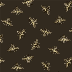 9084-K Riveria Rose Black French Bees