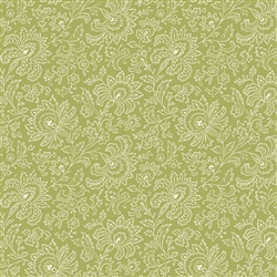 9085-G1 French Chateau Moss Green Floral