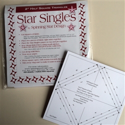 Star Singles 2" HST Paper