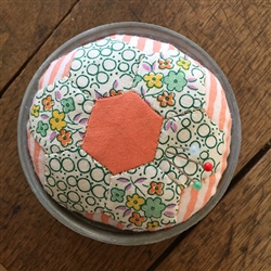 Ball Jar Lid Hexagon Pincushion