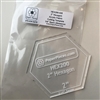 2" Hexagon Acrylic Template