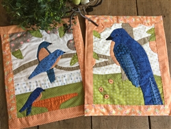 Bluebirds Wallhangings Pattern