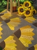 Dresden Sunflower Pattern & Template