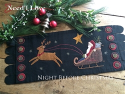 Night Before Christmas Wool AppliquÃ© Kit
