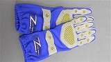 Deluxe Kart Racing Gloves in Red Blue or Grey