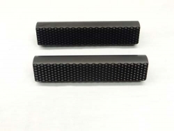 1/2 or 3/8" Aluminum Pedal Grips pair with Logos