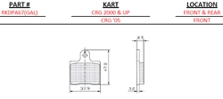 CRG Front 2000Up Brake Pad