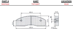 Top Kart Aftermarket Brake Pad