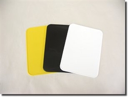 Plastic Number Panel (rectangle) SOLD INDIVIDUALLY Select Color