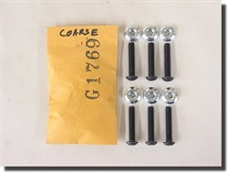 Sprocket Guide Bolt Kit 1/4 x 20 Thread (6)