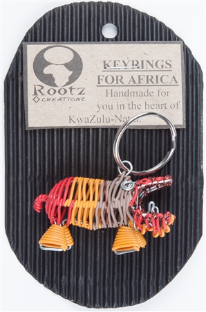 Telephone Wire Keychain - Hippo