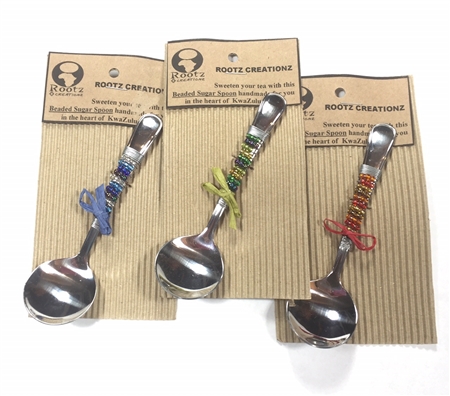 Beaded coffee/sugar spoon OUT OF STOCK