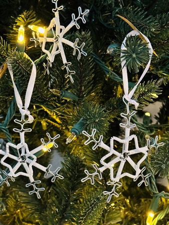 Beaded Snowflake Ornament