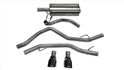 Corsa Catback Exhaust w/ Dual 4.5" Black Tips 09-up Ram 1500