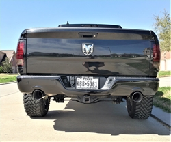 Moe's Performance 5" Black Coated Stainless Steel Rolled Edge Exhaust Tips 2009-Up Ram 1500