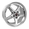 Racestar 92 Drag Star Polished 17x10.5 Rear Wheel 5x5.5