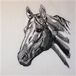 Thoroughbred Horse Head