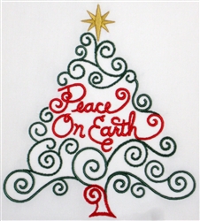Peace on Earth Christmas Tree
