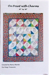 On Point with Charms Quilt Pattern - by Nancy Murtie for King's Treasures
