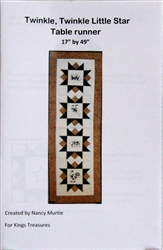 Twinkle, Twinkle Little Star Table Runner Quilt Pattern - by Nancy Murtie for King's Treasures