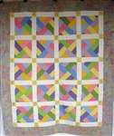 Pinwheel Alphabet Quilt  - Baby Quilt Kit