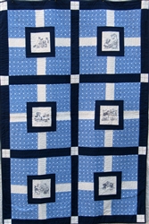 Sue and Sam Hole in the Wall Quilt - Quilt in a Day - Baby Quilt Kit