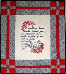 Noble Champion - Horse - Wall Quilt Kit