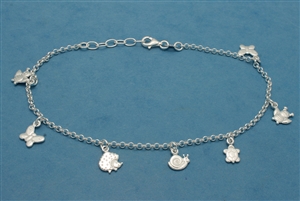 ANKB1019 - Silver Anklets