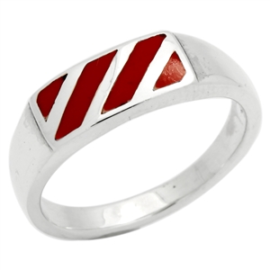 BBR001-RC Silver Kids / Baby Ring