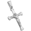 CRP12 - Silver High Polished Cross Pendant