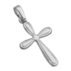 CRP13 - Silver High Polished Cross Pendant