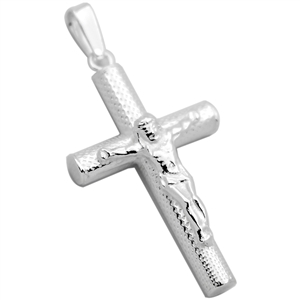 CRP18 - Silver High Polished Cross Pendant