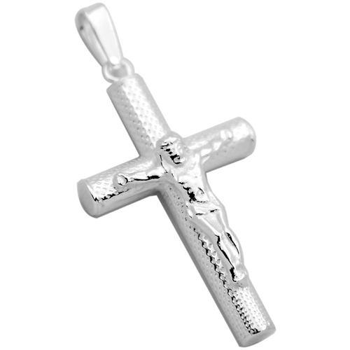 CRP18 - Silver High Polished Cross Pendant