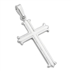 CRP19 - Silver High Polished Cross Pendant