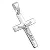 CRP22 - Silver High Polished Cross Pendant